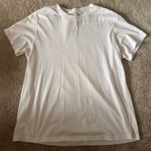 Lululemon Athletica Classic White Short Sleeve Tee